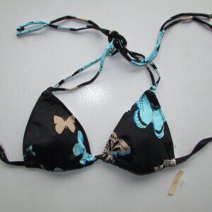 Guess Butterfly String Bikini Top - Small - NEW